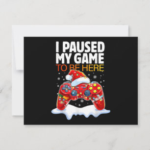 Natal Parei Meu Jogo Para Estar Aqui Engraçado Sar