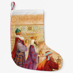 Natal Pequena Meia cristã de três reis
