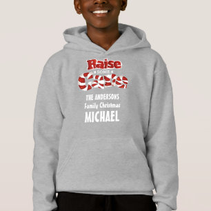 Natal Personalizado da Família Candy Cane