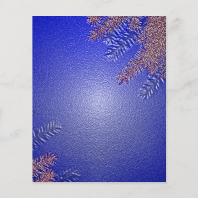 Natal Poinsettia Blue II (Frente)