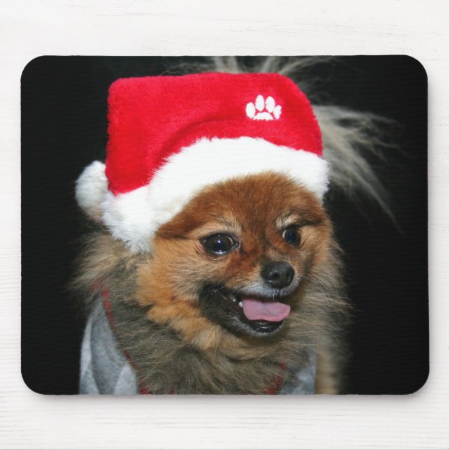 Natal Pomeranian Mousepad (Frente)