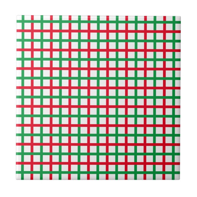 Natal Red Green White Dias feriados (Frente)