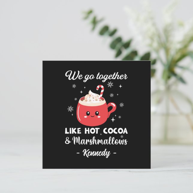 Natal romântico e engraçado (Em pé/Frente)