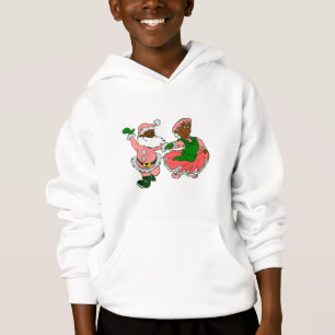 natal rosa papai noel negro esposa