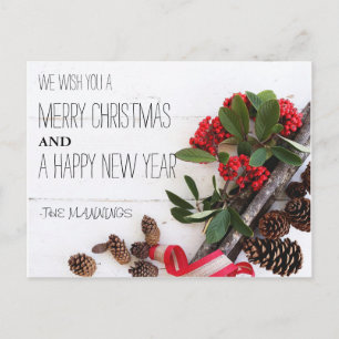 NATAL RÚSTICO DO MERCADO CARTÃO POSTAL FOTO DE F