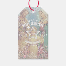 NATAL Sagrada Família - Etiqueta do presente