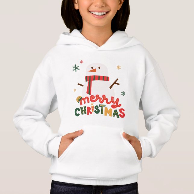 Natal Snowman Hoodie (Frente)