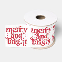 Natal Vermelho e Branco Alegre e Brilhante Festa