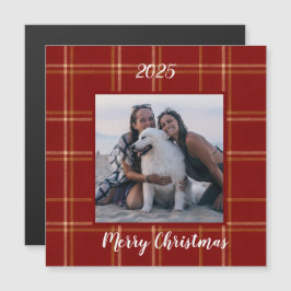 Natal Vermelho Personalizável com Herança Escocesa