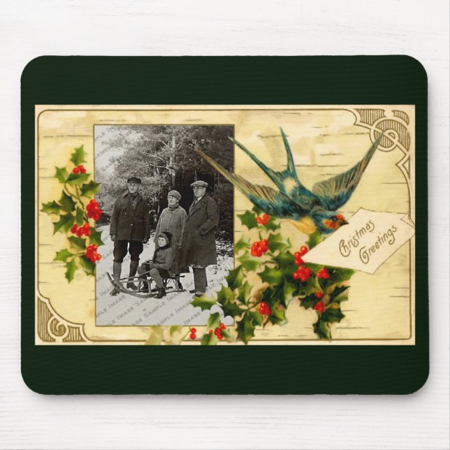 Natal vintage Mousepad (Frente)