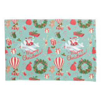 Natal vintage, papai noel, grinalda, urso de