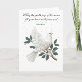 Natal Vitoriano Elegante de Cartão Dobrado