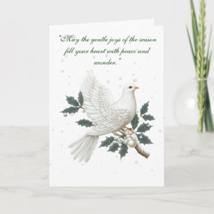 Natal Vitoriano Elegante de Cartão Dobrado