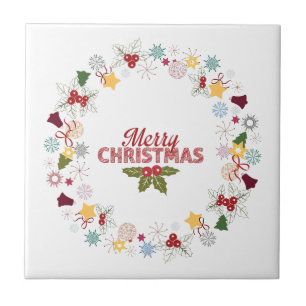 Natal Wreath Joyful Saudações Coleção