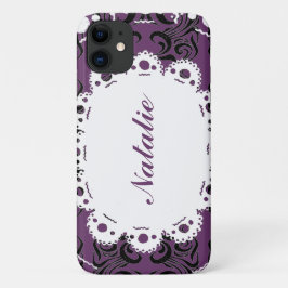 Natalie Lace & Damask Victorian Phone capas de iph