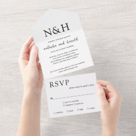 Natasha Monograma Modern Wedding