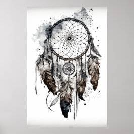Native American Dreamcatcher Art Impressão Poster