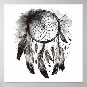 Native American Dreamcatcher Art Impressão Poster