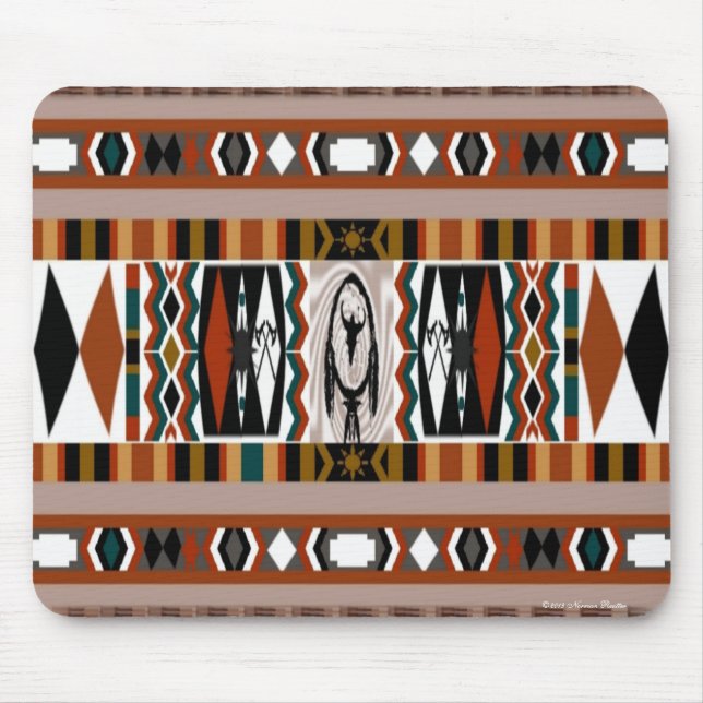Native American Dreamcatcher Mousepad (Frente)