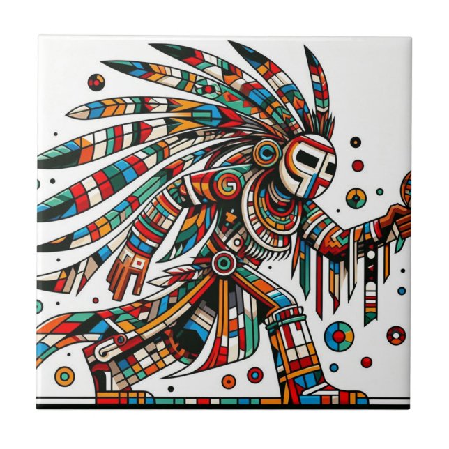 Native American Kachina Dancer Fine Art (Frente)