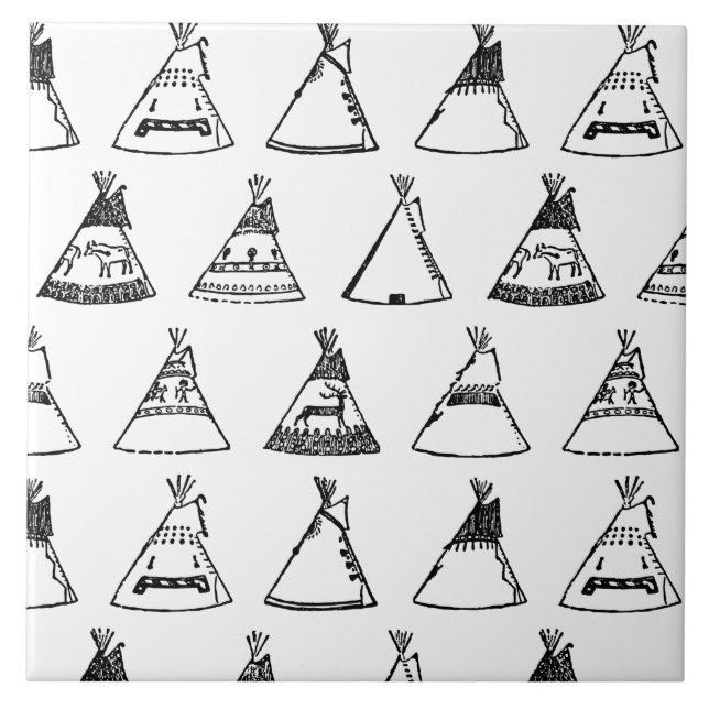 Native American Tipi Tents CUSTOM COR (Frente)
