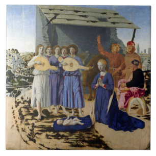 NATIVIDADE DE JESUS, ANJOS por PIERO DELLA FRANCES