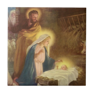 Natividade de Natal Vintage, Maria José Menino Jes