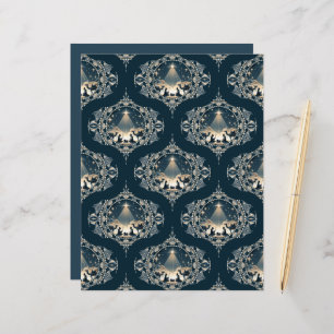 Natividade Estrela de Maravilha Mandala Ogee Meio