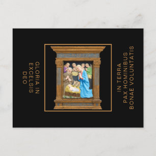 NATIVITY Luca Della Robbia Cartão de Natal