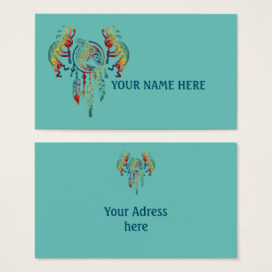 Nativo americano Kokopelli Whale Dreamcatcher 1