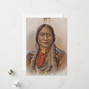 Nativo americano: Touro Sentado Lakota, anúncio de