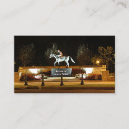 Nativo Dançarino Estátua do Cavalo Saratoga Cartão