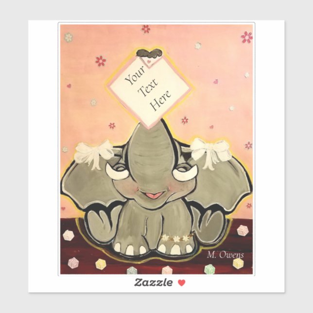 Natosha, os adesivos de 8" x 8" (Folha)