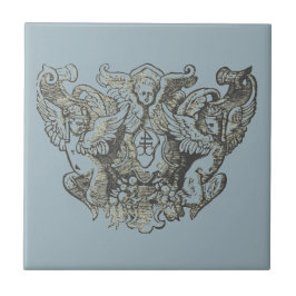 Nattier-blue Angels – Coat of arms – Emblem