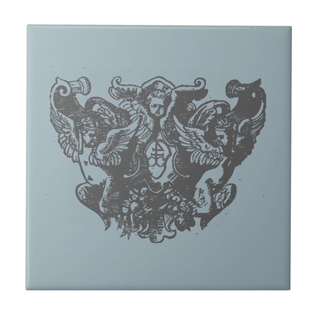 Nattier-blue Angels – Coat of arms – Emblem (Frente)