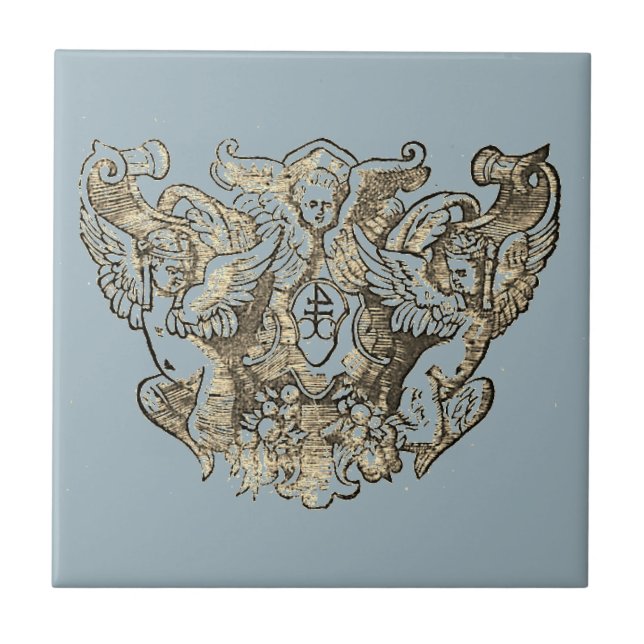 Nattier-blue Angels – Coat of arms – Emblem (Frente)