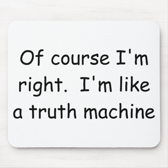 Naturalmente eu sou juiz adequado Mousepad (Frente)