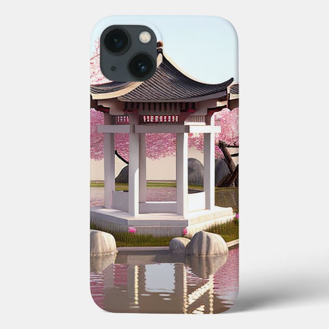 Nature Beauura Cherry Blossom Garden View (Verso)