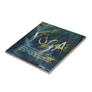 Nature Forest YOGA Texto oculto Cotações principai