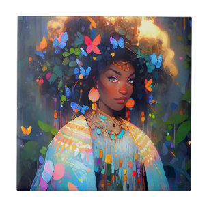 Nature Goddese African American Fantasy Art