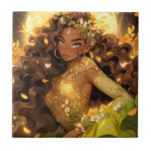 Nature Goddese African American Fantasy Art