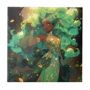 Nature Goddese African American Fantasy Art