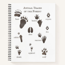Nature Notebook Animal Tracks of the Forest