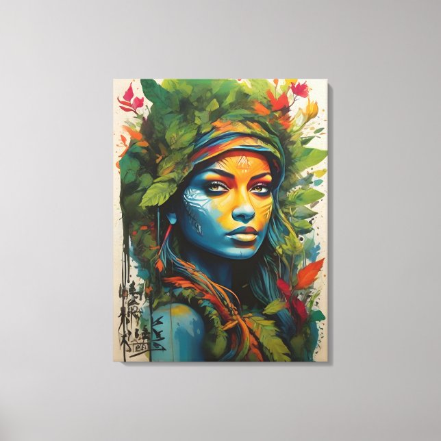 Nature Warrior Canvas Art (Frente)
