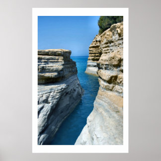 Natures Cut - Posters de paisagem marinha da ilha 