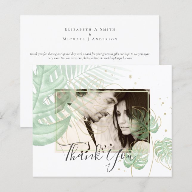 Natureza Almoça Casamento Verde Russo Boho (Frente/Verso)