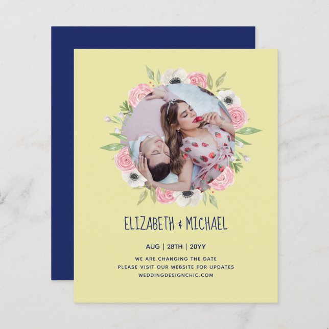 Natureza Almoça Casamento Verde Russo Boho (Frente/Verso)