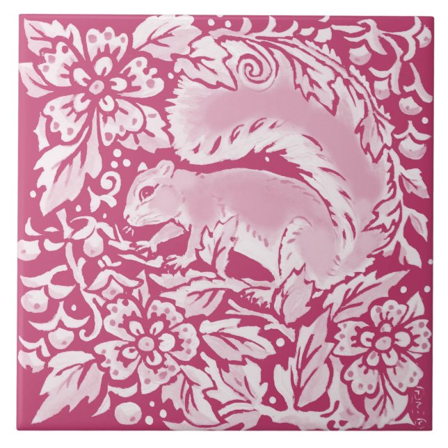 Natureza Animal da floresta de Ornamentado magenta (Frente)