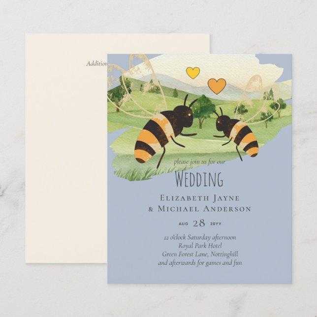 Natureza Aproxima Casamento de Abelhas do Campo (Frente/Verso)