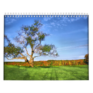 Natureza - calendário do estilo de Paintography